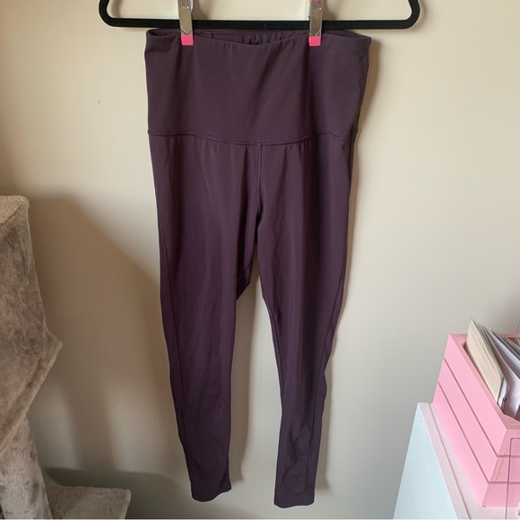 Jed North BRAND NEW Leggings size LARGE eggplant HIGH WAISTED - Picture 2 of 5